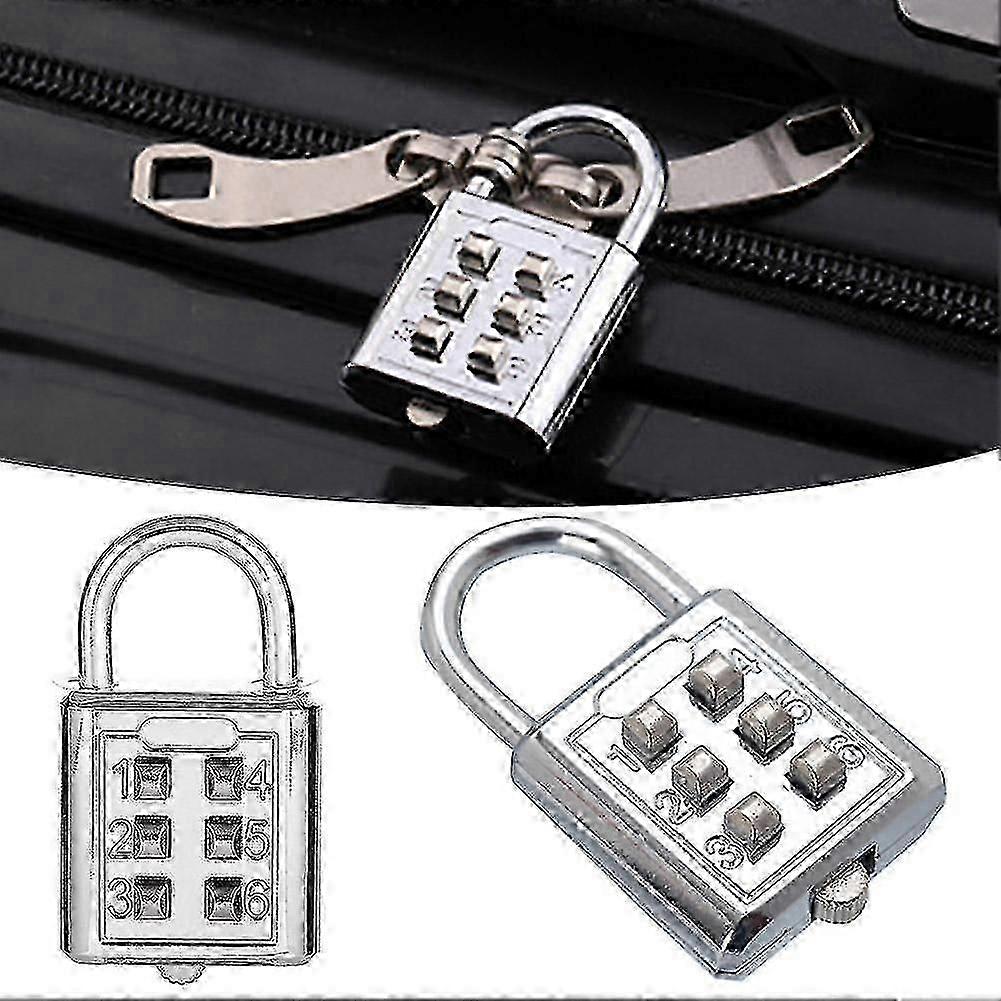Anti-thieft Lock 6-Digit Key Combination Lock Code Smart Lock Code Keyed