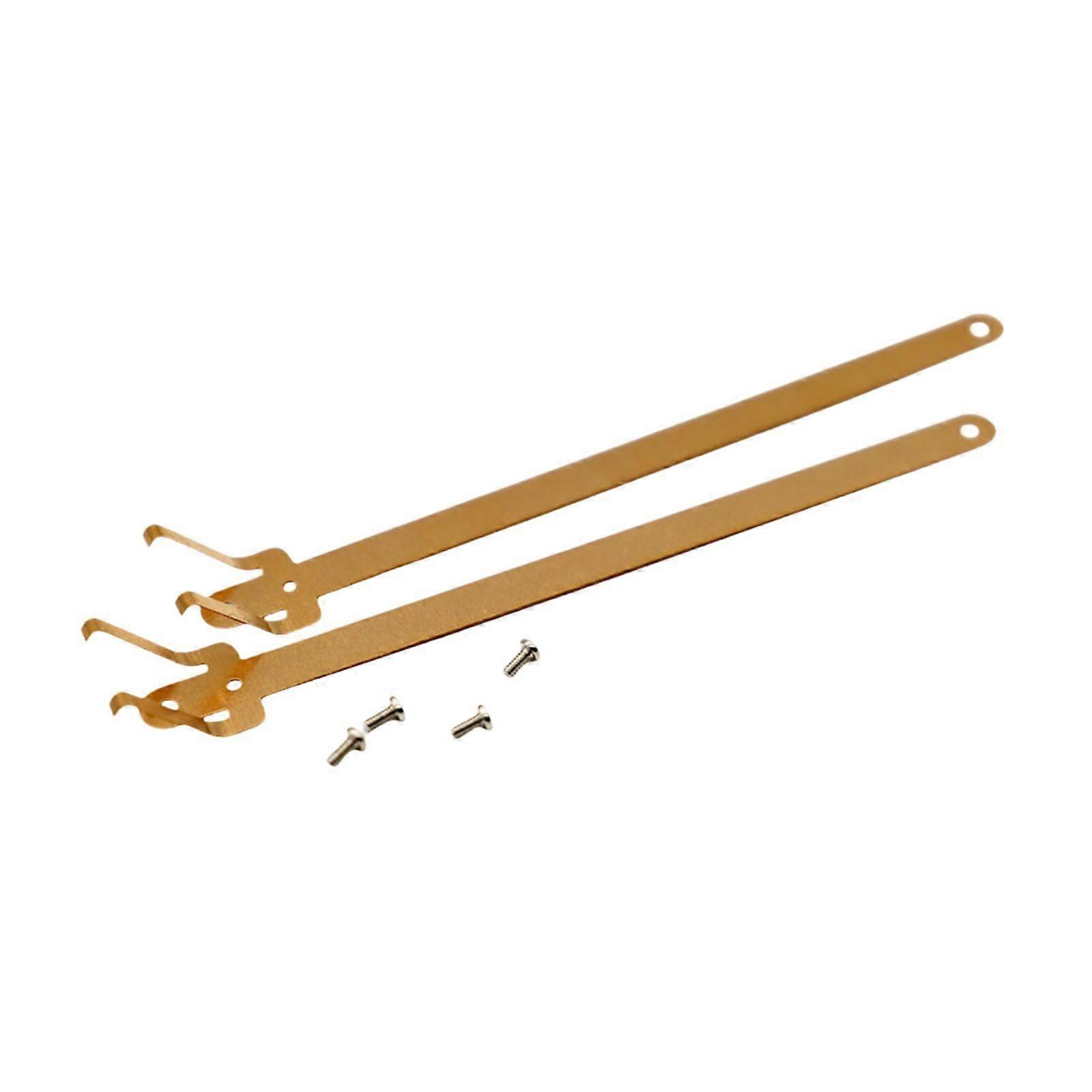 2 Pieces 1/87 Contact Conductive Copper Sheet Sturdy for Model Train Railway