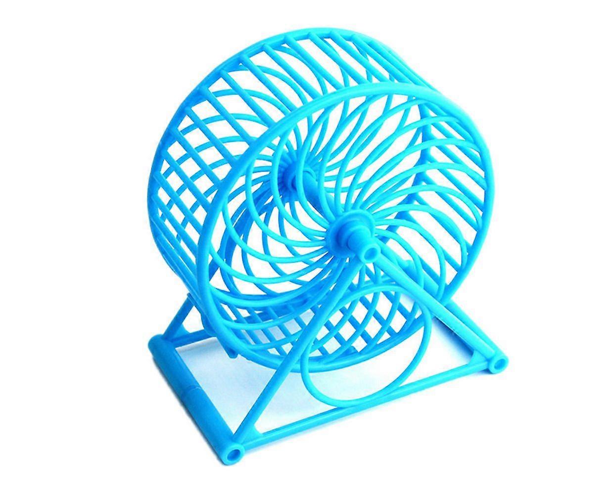 Funny Hamster Mouse Mice Small Exercise Toy Running Spinner Sports WheelCage Blue