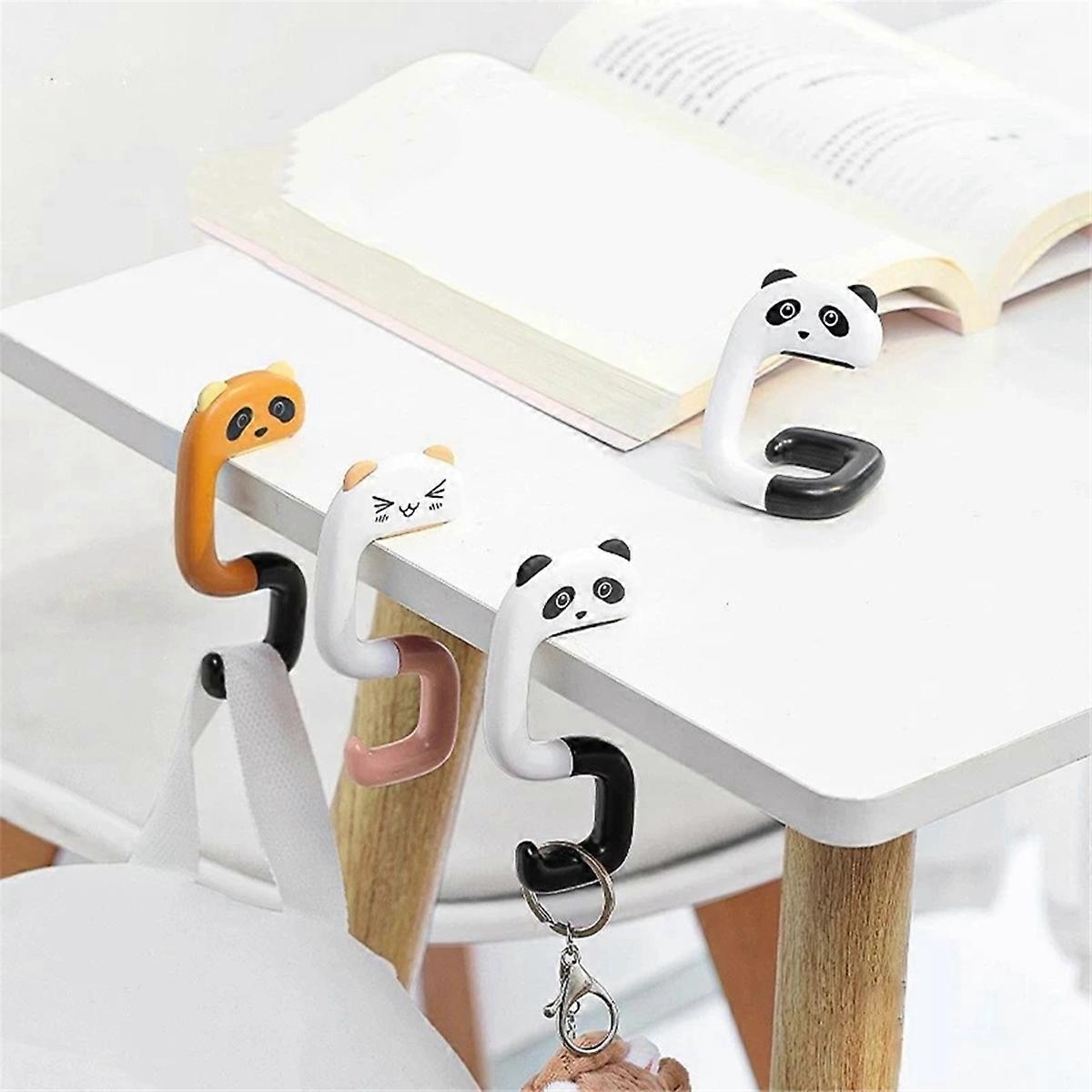 Cute Portable Bag Hook Animal Plastic Table Hook