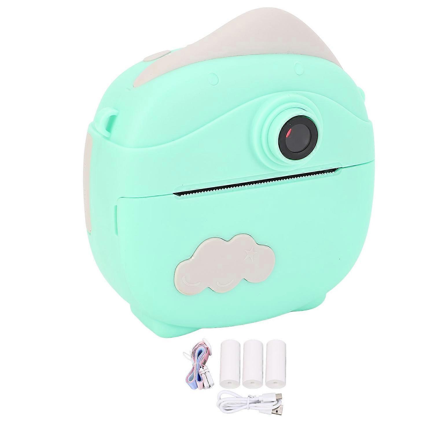 Instant Print Camera 2 Inch HD IPS Screen 12MP Photo Multiple Zoom Thermal Instant Camera 32GB