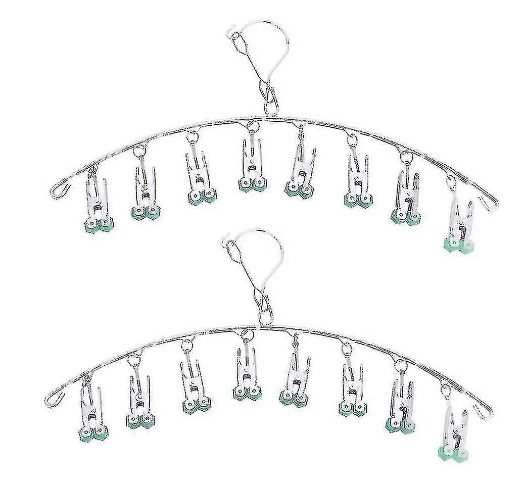 Edelstahl-Trockenständer, 2er-Pack