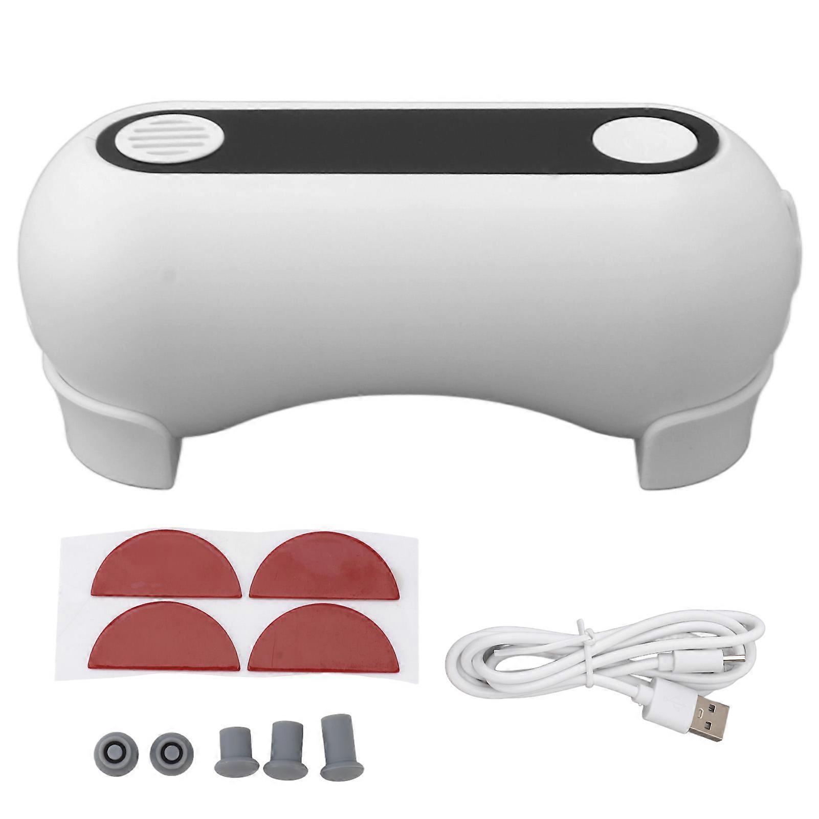 White Automatic Flusher Hands Free Non Touch Touchless 0.25S Induction Toilet Flush Tool 2000mAh
