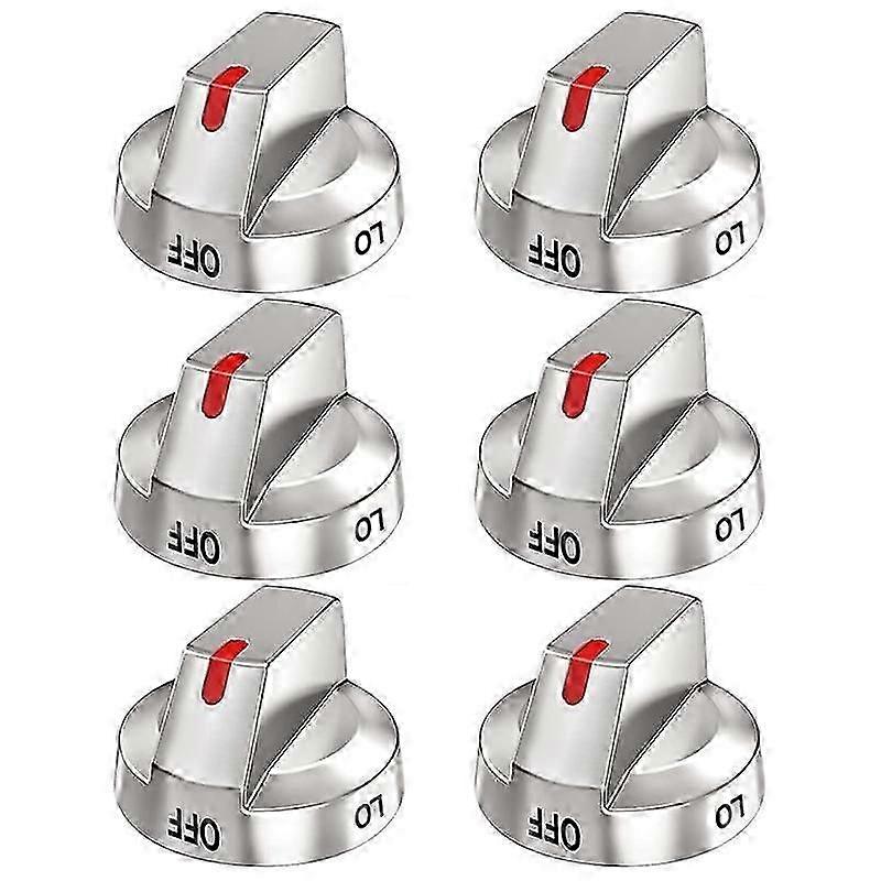 6Pcs DG64-00473A Ultra Control Knobs Replacement for Stove Burner Oven,Stove Knobs for Gas Range