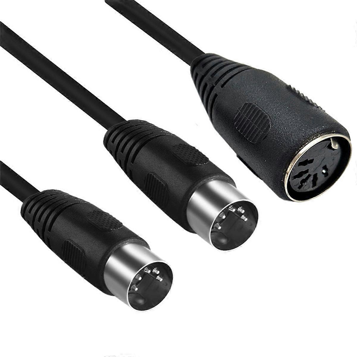 MIDI DIN 5-Pin Splitter Y Adapter Cable