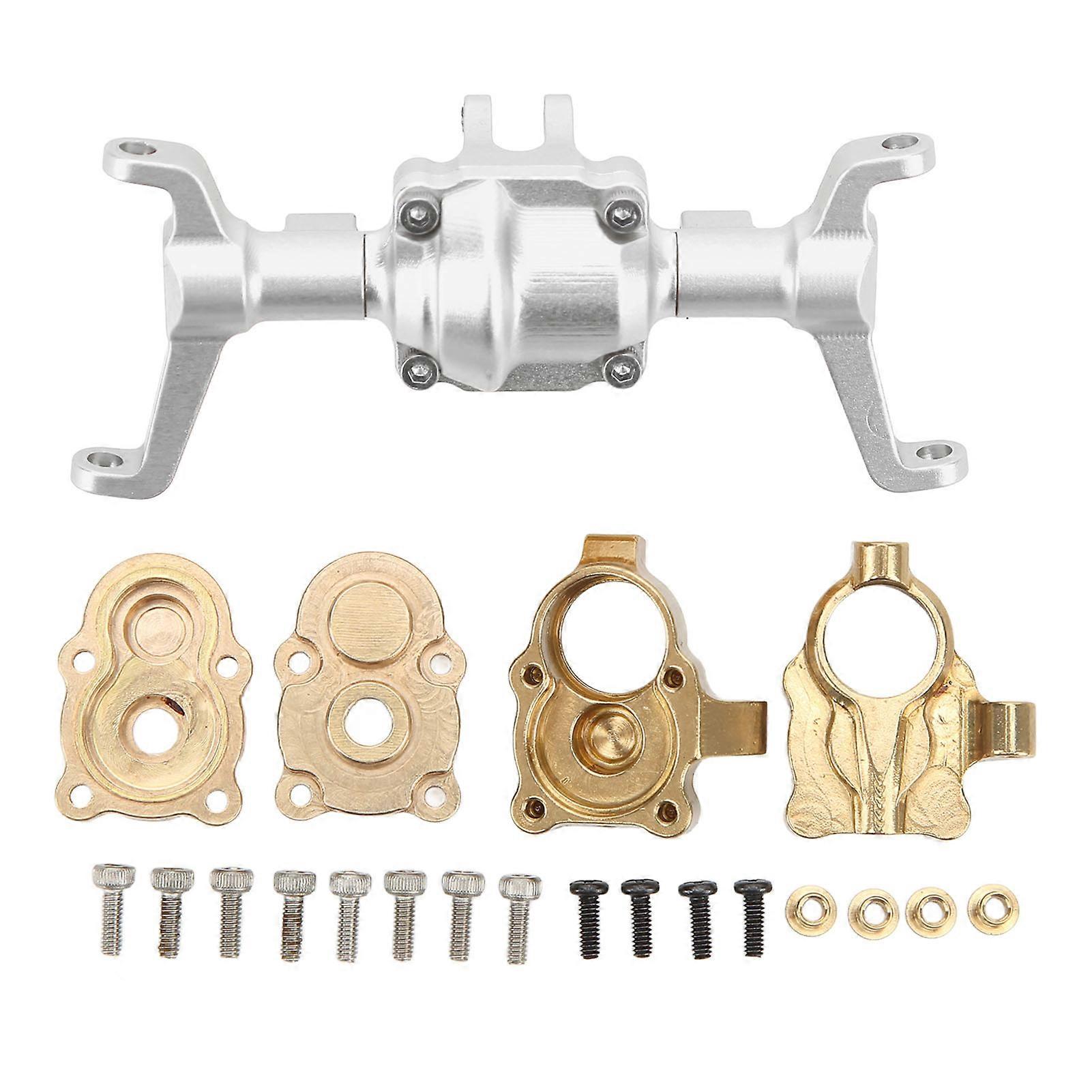 Front Axle Steering Cup CNC RC Metal Front Axle Housing Set FMS for Xiaoqi FCX24 1/24 Half RC Car