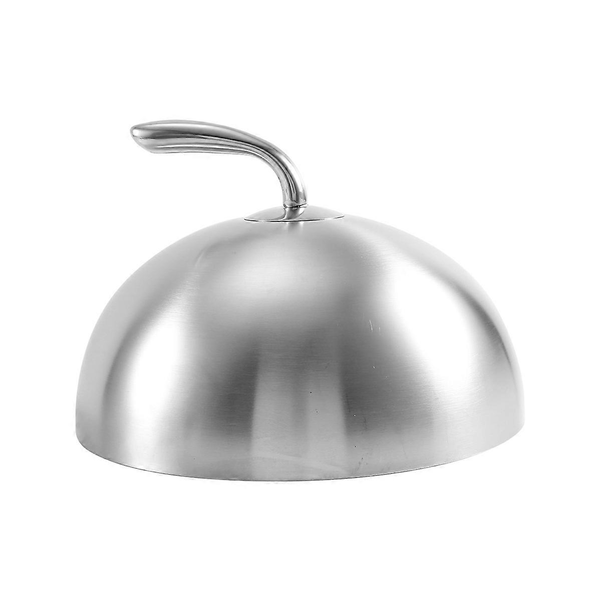 1Pcs 24cm Stainless Steel Steak Cover Teppanyaki Dome Dish Lid Home