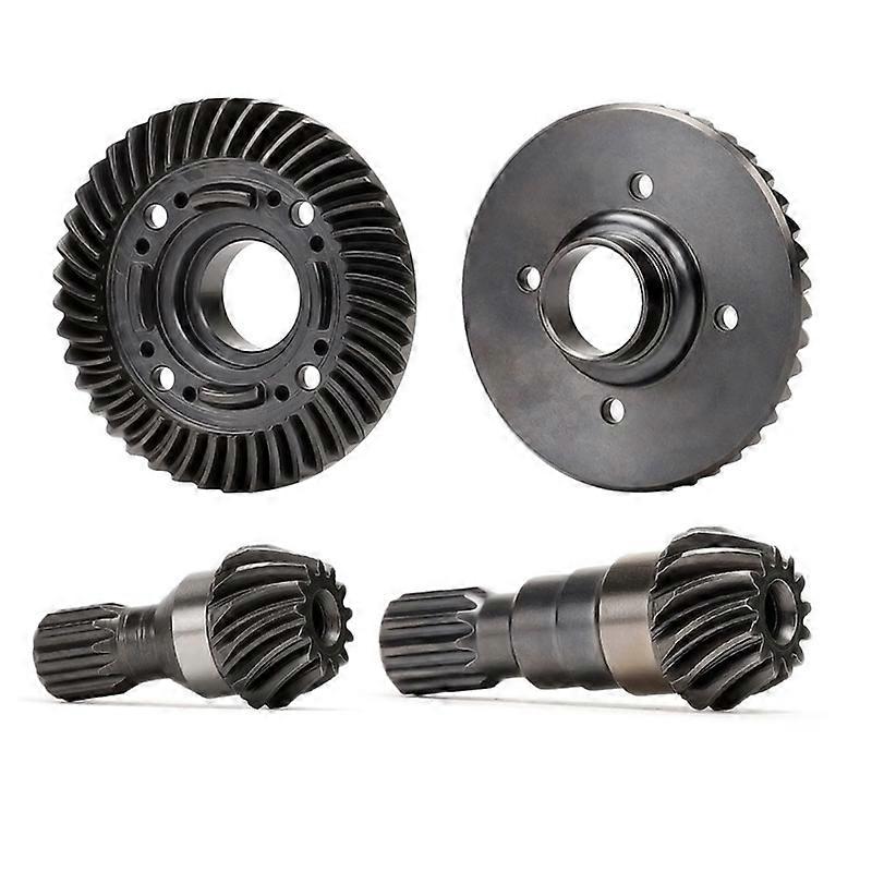Hardened Steel Front and Rear Differential Ring Gear Diff Pinion Gear for TRAXXAS 1/5 X-MAXX 1/6 XRT