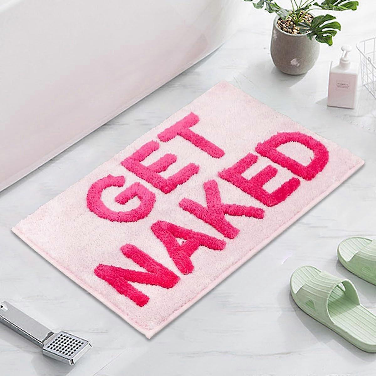 Soft Non Slip Cute Funny Bath Mat for Bathroom 32'' x 20''