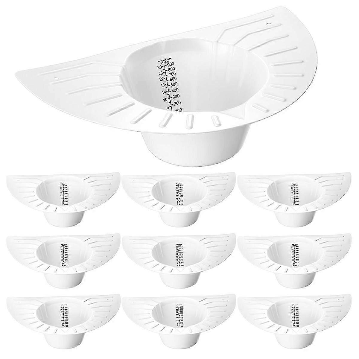 Cappello per la raccolta delle urine da 10 pezzi per kit di raccolta dei campioni di feci da toilette cappelli da toilette, raccoglitore di pipì Col