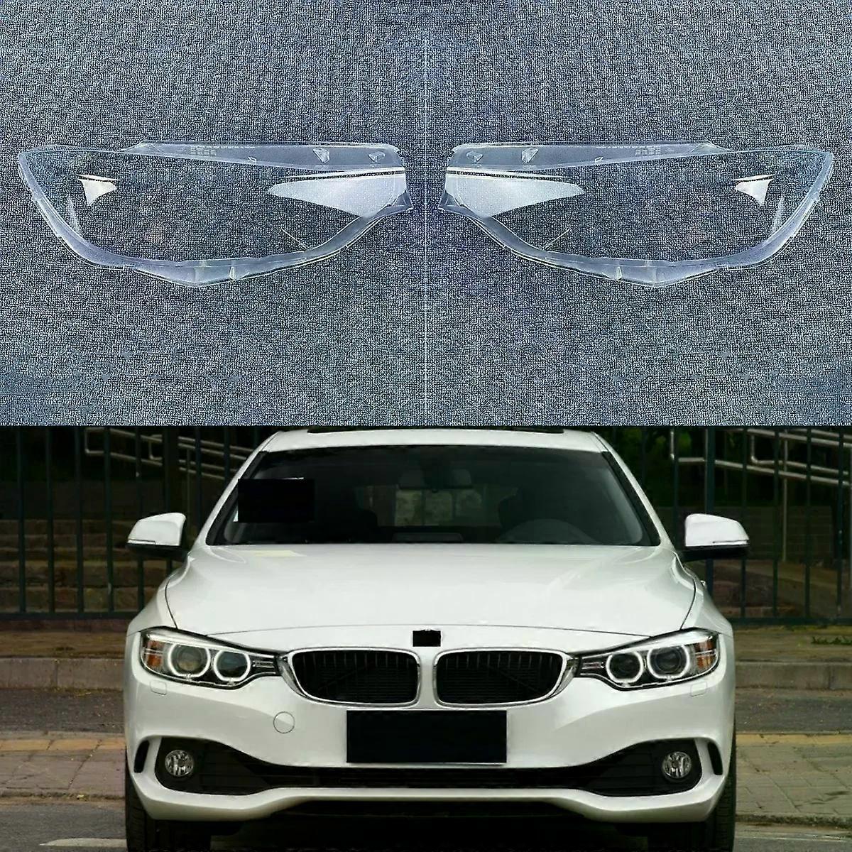High qualityFor BMW 4 Series M4 F32 F33 F36 F82 2014-2017 Lampshade Lamp Shade Headlight Shell Transparent Headlamp Cover Lens Plexiglass