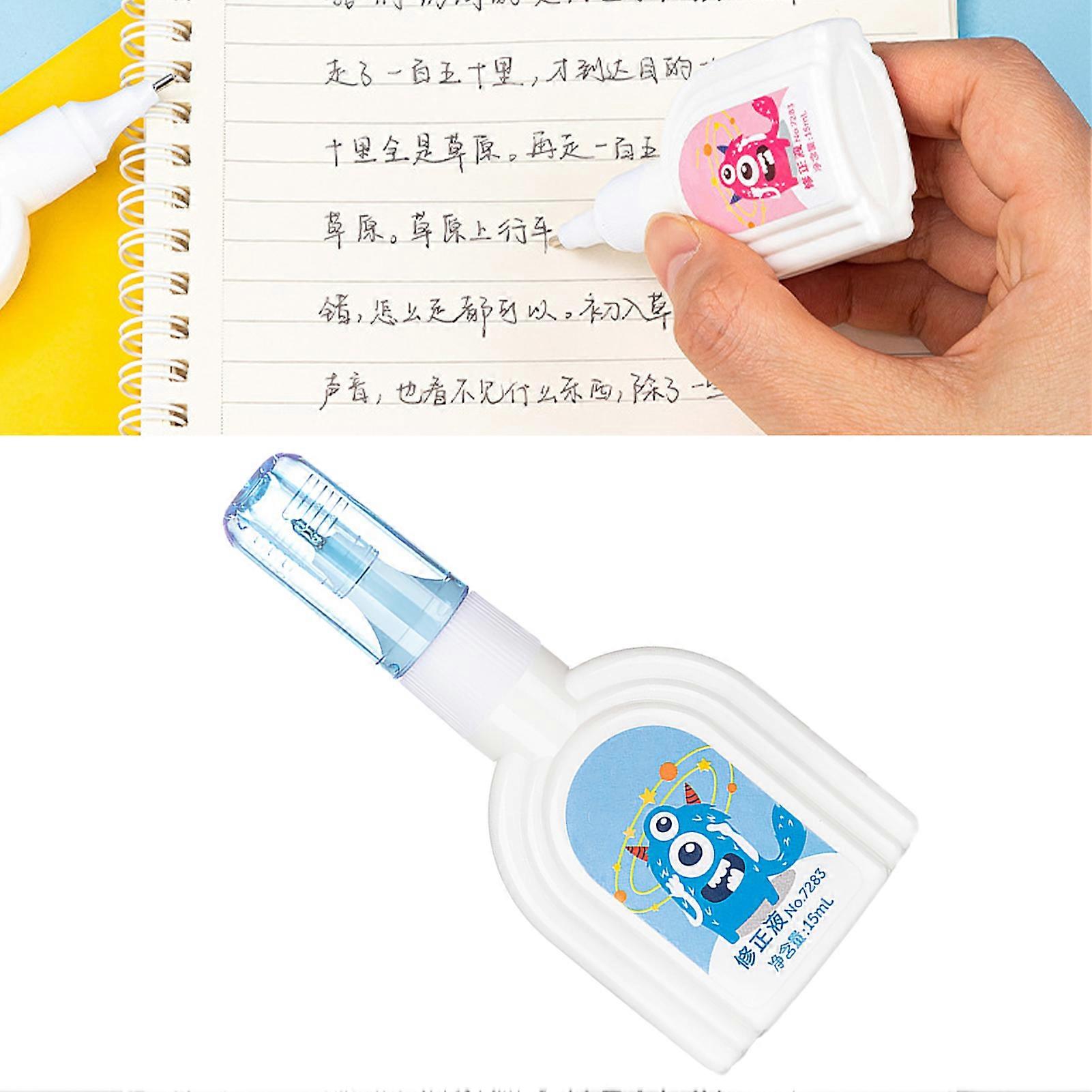 Fast Dry Correction Fluid 15ml Portable Accurate for Office School