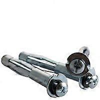 1/8 Inch XS x 3/4 Inch PAN Head Phil/Slot Combo Hollow Wall Anchor Zinc Coated Pack of 100 for Drywall Installation
