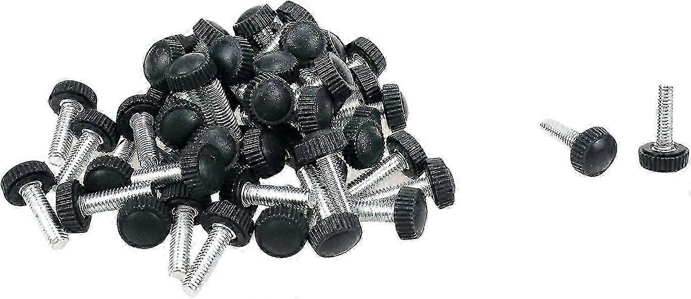JiaWei 50pc M6 x 20mm Gewinde gerändelte Rändelschraube Griffknöpfe Rändelschraube 50pcs Vjc