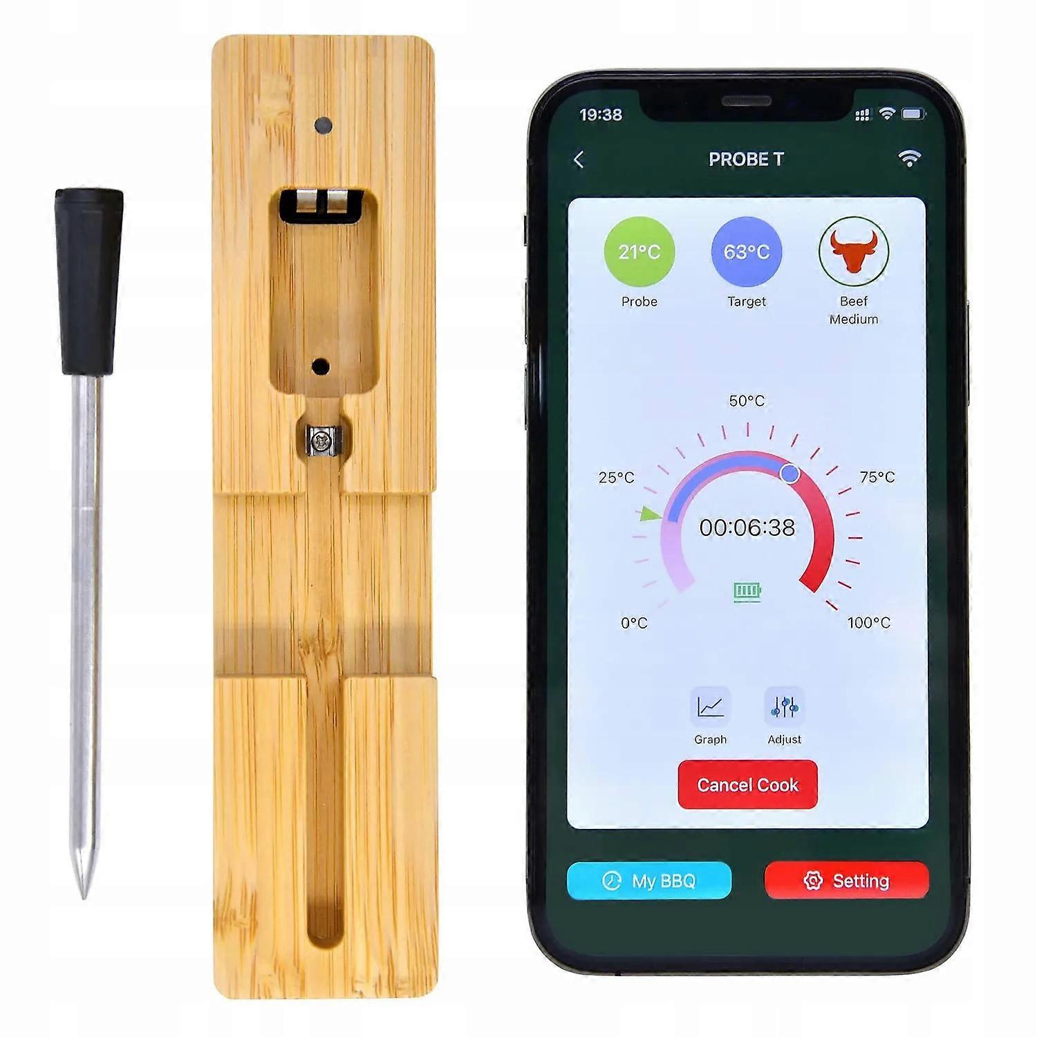 Smart Meat Thermometer With Bluetooth