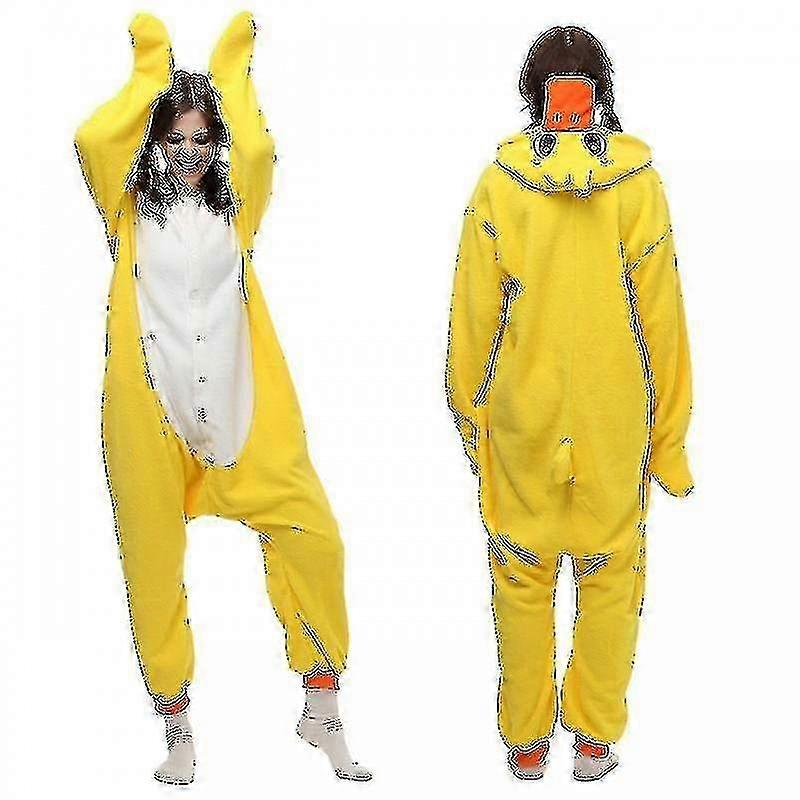 Combinaison grenouillère animale avec un sweat à capuche et un pyjama de canard jaune