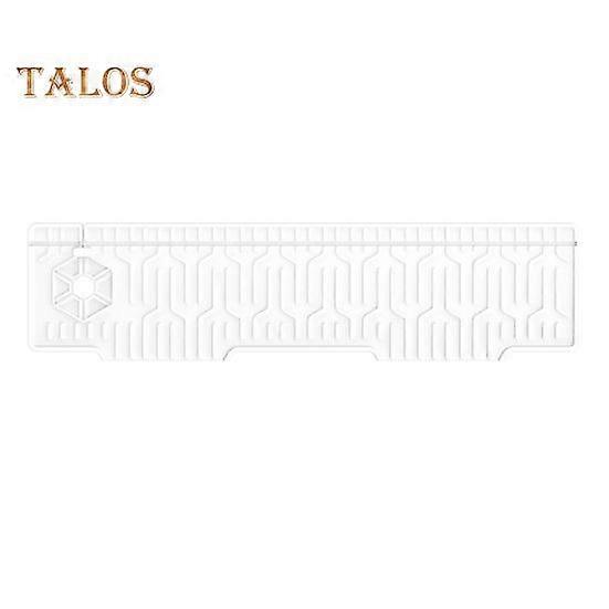 Silicone Faucet Sink Splash Guard Mat Foldable Drain Mat Non-Slip Multiple Drain Holes Adjustable Faucet Protector for Kitchens