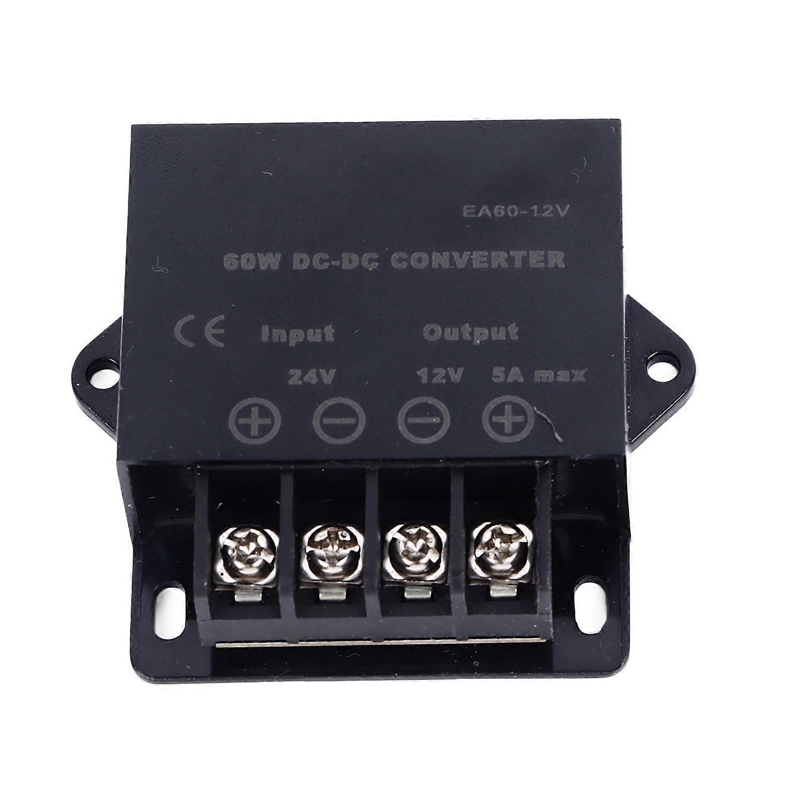 24V to 12V DC Converter Buck Power Supply Converter Voltage Regulator for Onboard Equipment 5A