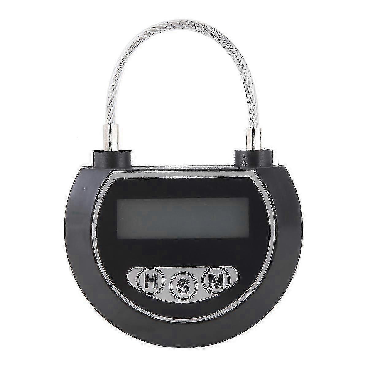 Elektronisk Tidslås Timer Lås Beholder Multi Funksjon Tidslås Bin For Leker Svart-God