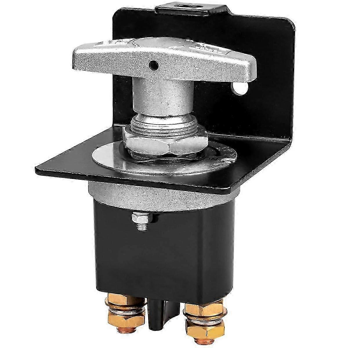 High-Current Battery Disconnect Switch for 12-36V Systems with Lock-Out Plate Replacing Part Number 20247 for Trucks and RVs