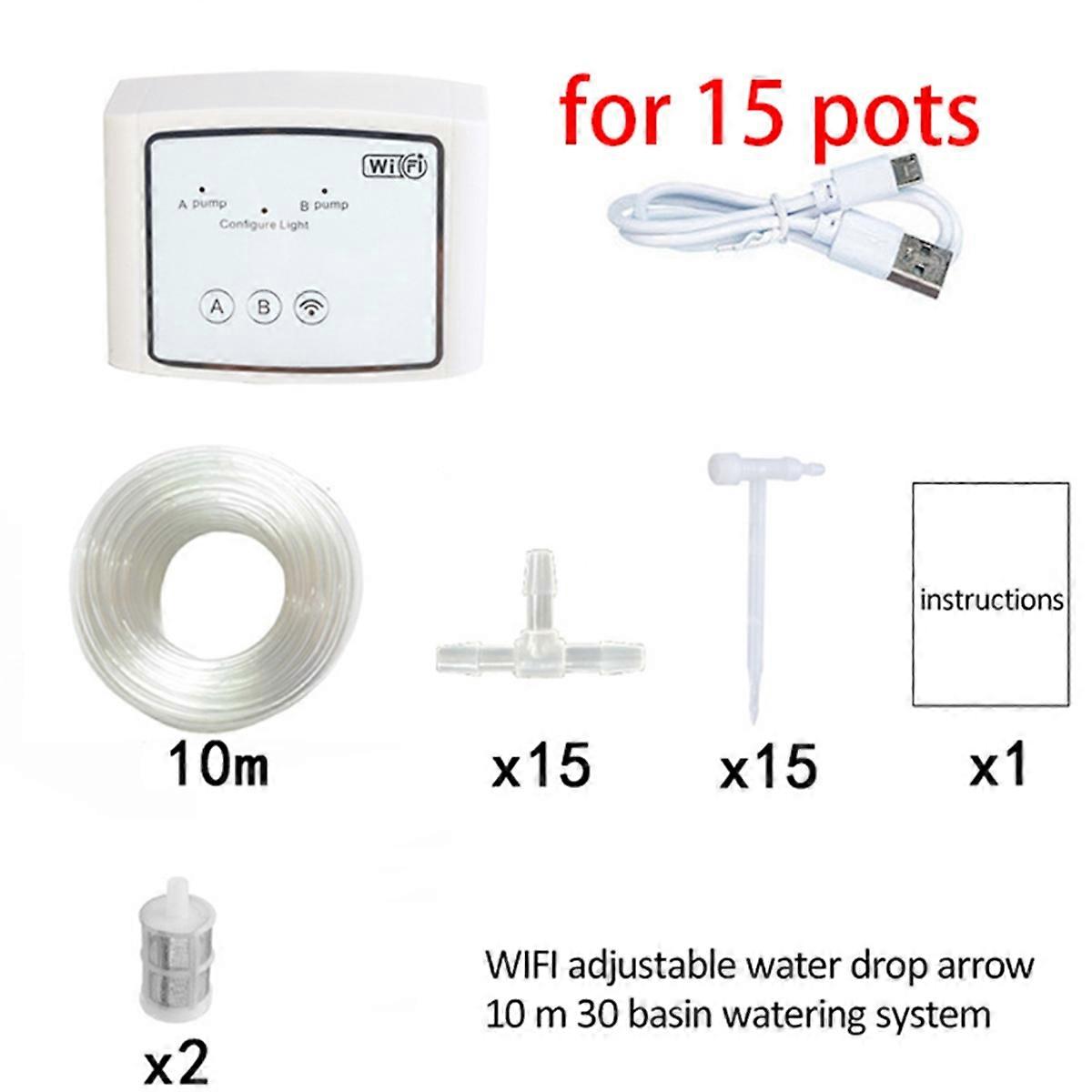 שלט רחוק למכשיר השקיה חכם WIFI ל-15 סירים