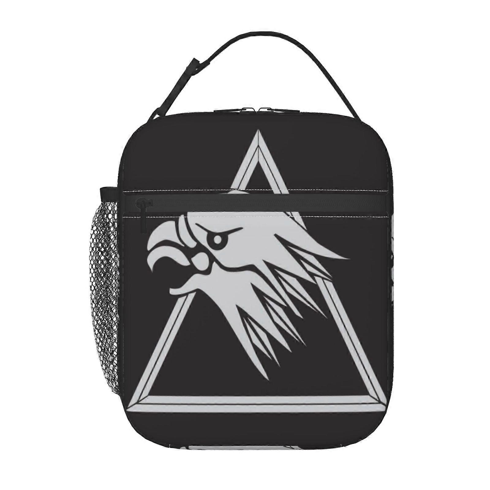 f24 Silverhawks Lunch Bag Transparent Front Panel, Quick-View Design Without Opening, Time-Saving for Busy Professionals u24