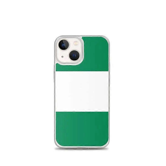 iPhone Case - Multicolored - Nigeria Flag - Soft - Compatible with iPhone 13 mini - Vertical