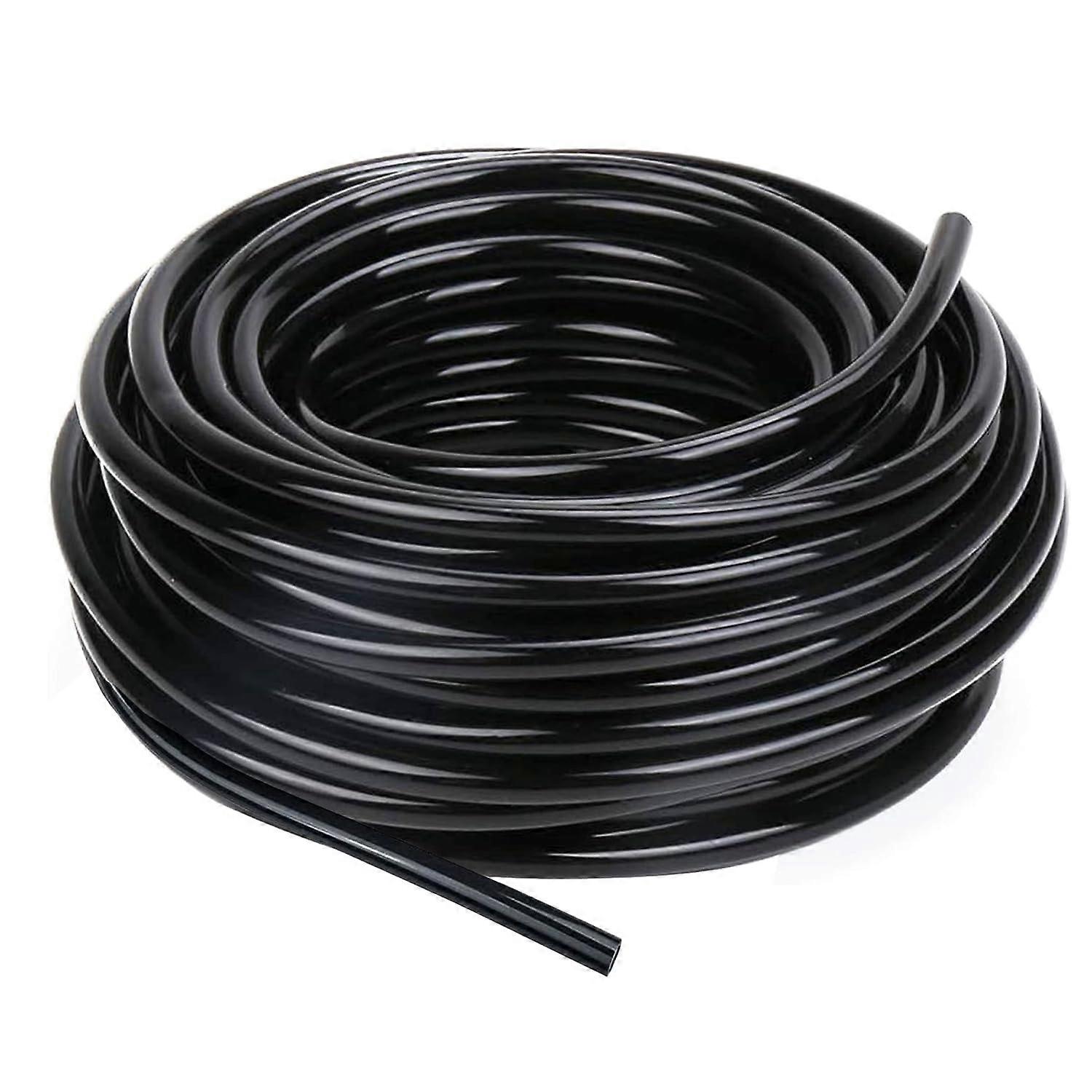 5/16 Inch Dropper Blank Distribution Pipe, 100 Foot Black Drip Pipe for DIY Garden Irrigation Systems and Parts