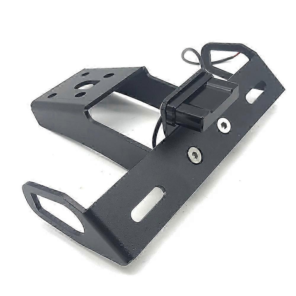 For Kawasaki Zx-6r Zx-10r Zx6r Zx10r Zx636 Motorcycle Adjustable Angle License Number Plate Frame Holder Bracket With Led Lamp