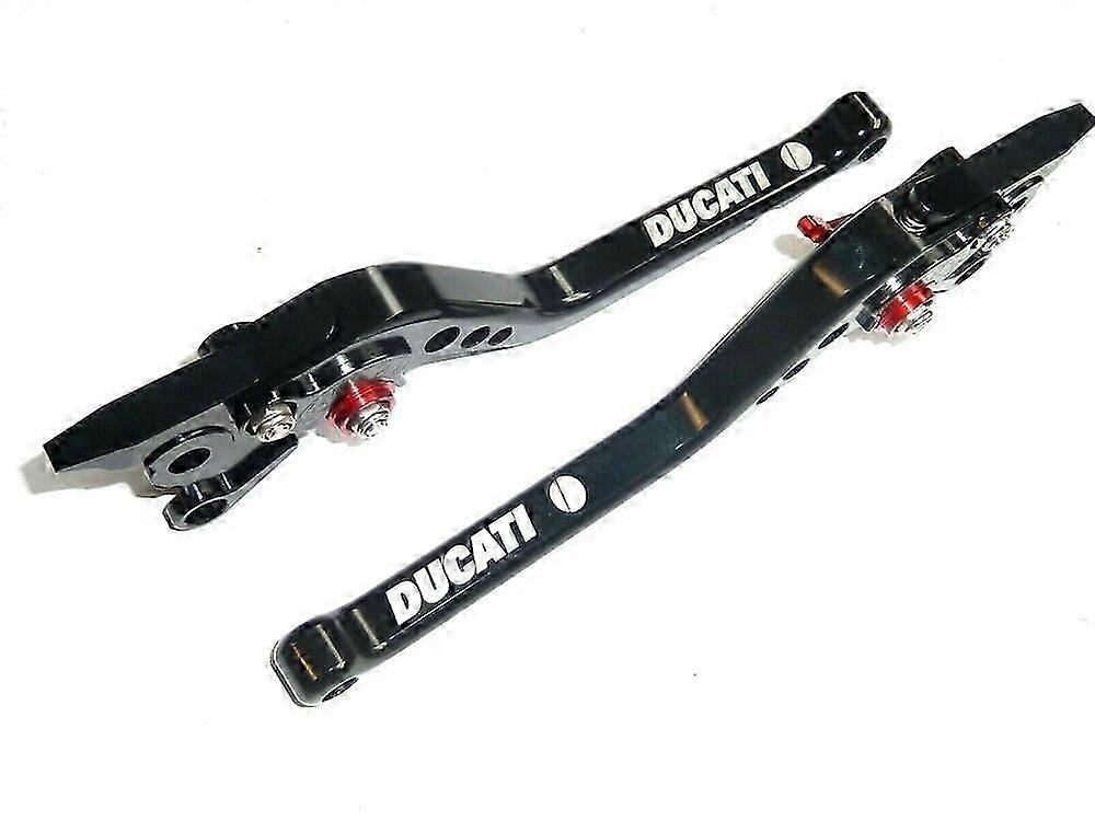 DUCATI MS4 MS4R 2001-2006 LONG BLACK BRAKE & CLUTCH LEVERS SET RACE ROAD TS335