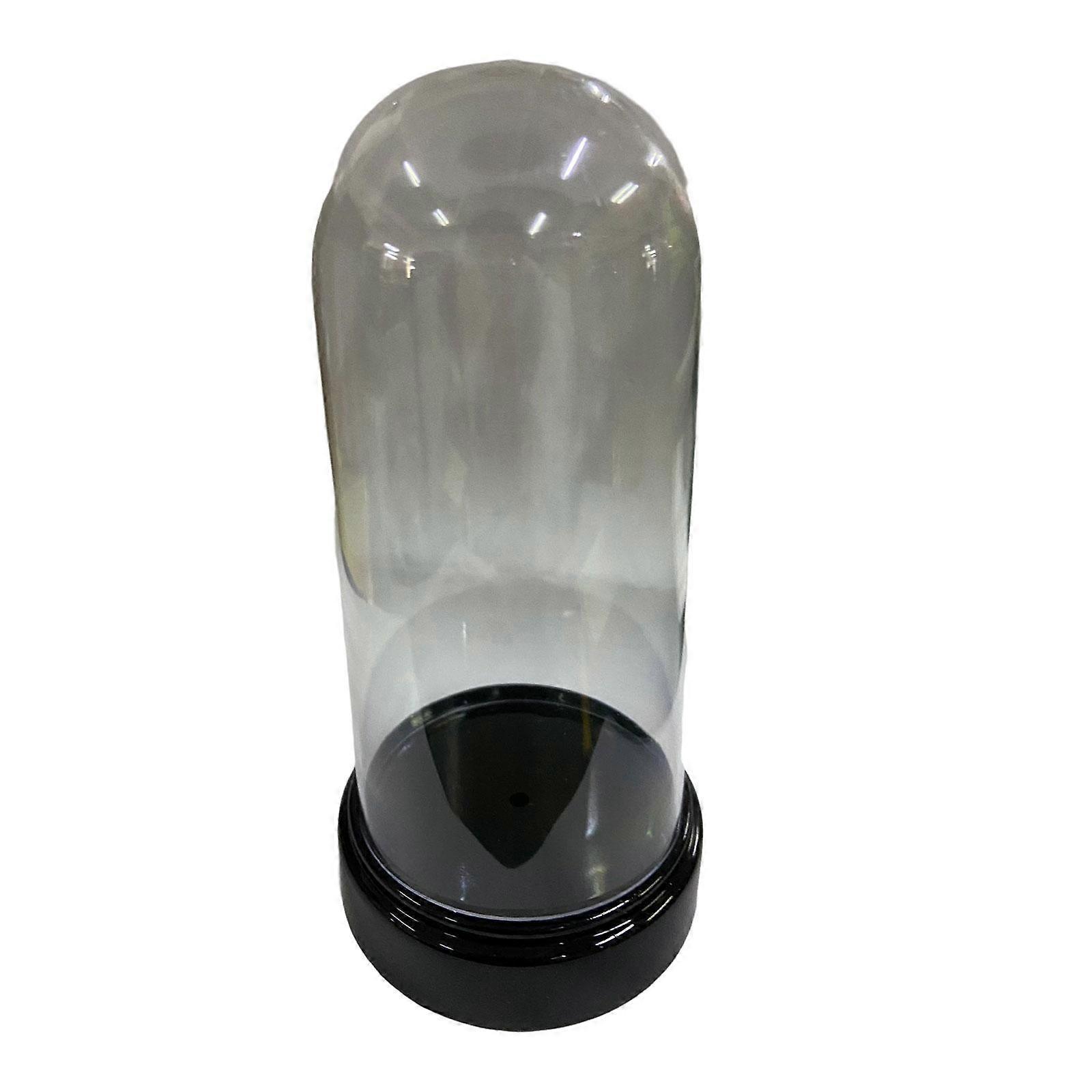 Acrylic Dustproof Cover Display Case Round 6x11cm