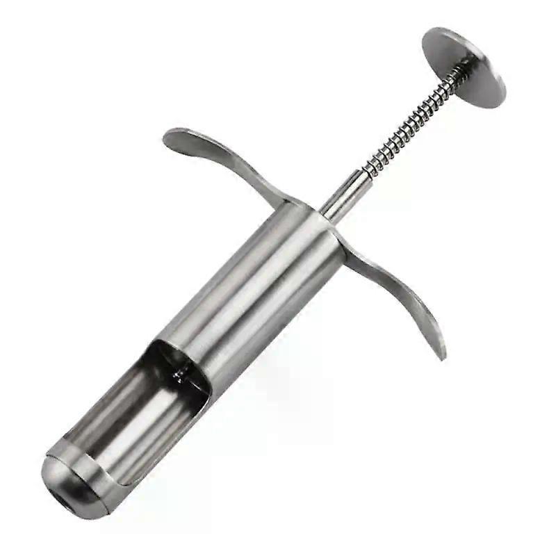 Stainless Steel Kitchen Red Dates Jujube Corer Handheld Syringe Type Cherry Olive Fruit Core Remover Deseed Seed Push Out Tool