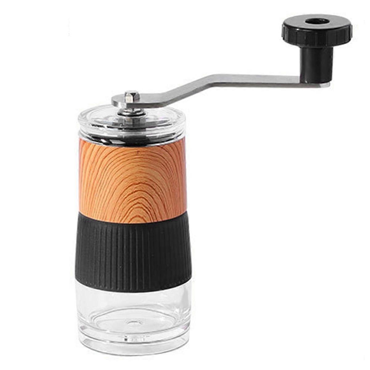 Manual Coffee Grinder Coffee Machine Wood Grain Color