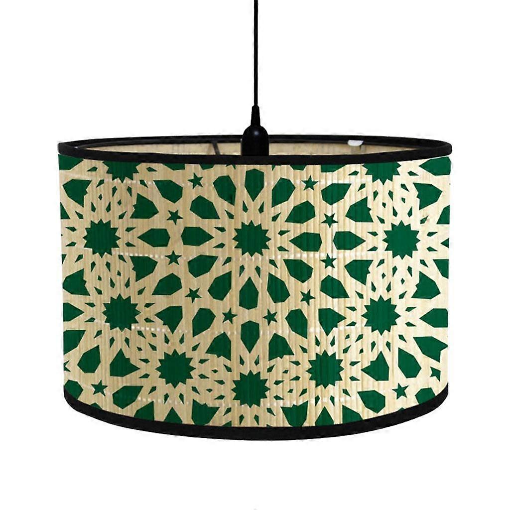 1 Pcs Japanese Style Bamboo Lampshade Lighting Crafts Lantern Ceiling Light