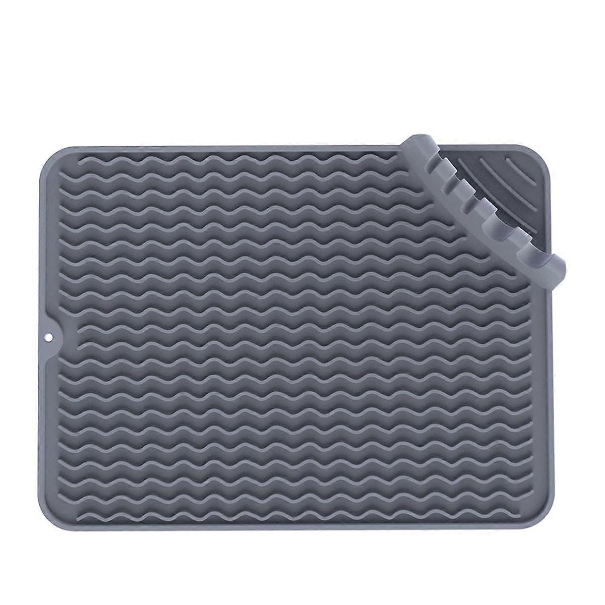 Heat- Silicone Craft Mat Non-Slip Epoxy Resin Art Mat with Tool Organizer for Jewelry, Easy Cleanup