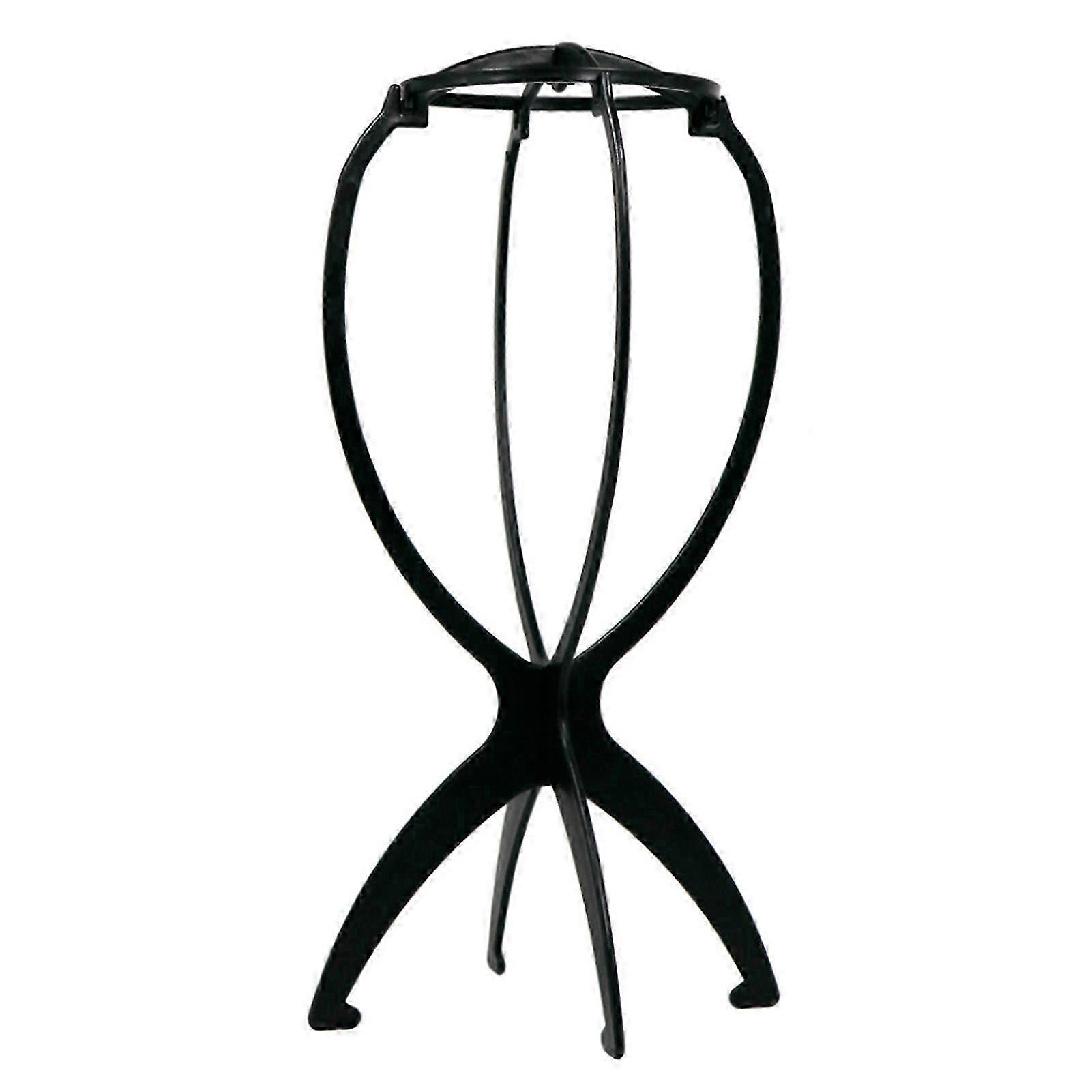 Wig Storage Holder Foldable Creative PP Folding Wig Stand Stable Tool for Home QinHai