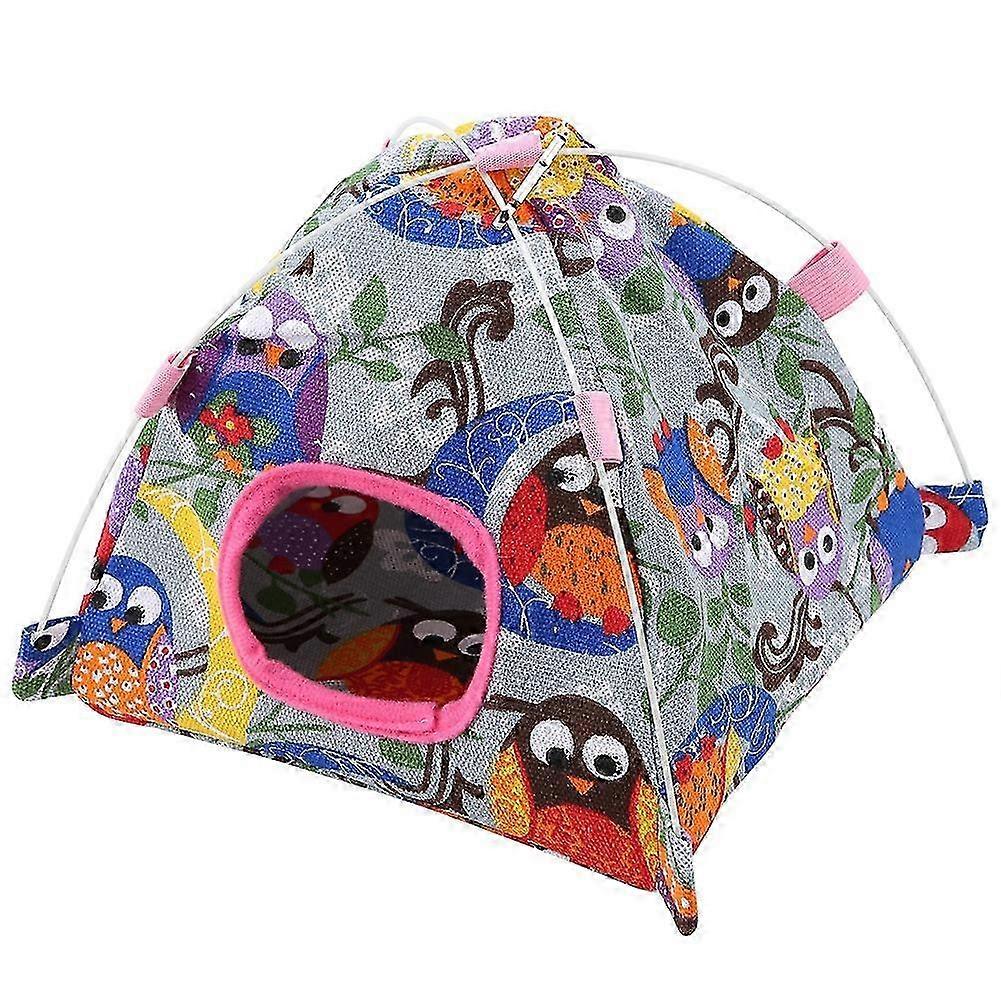 Snuggle Bed for Parrot Cage with Coral Mat