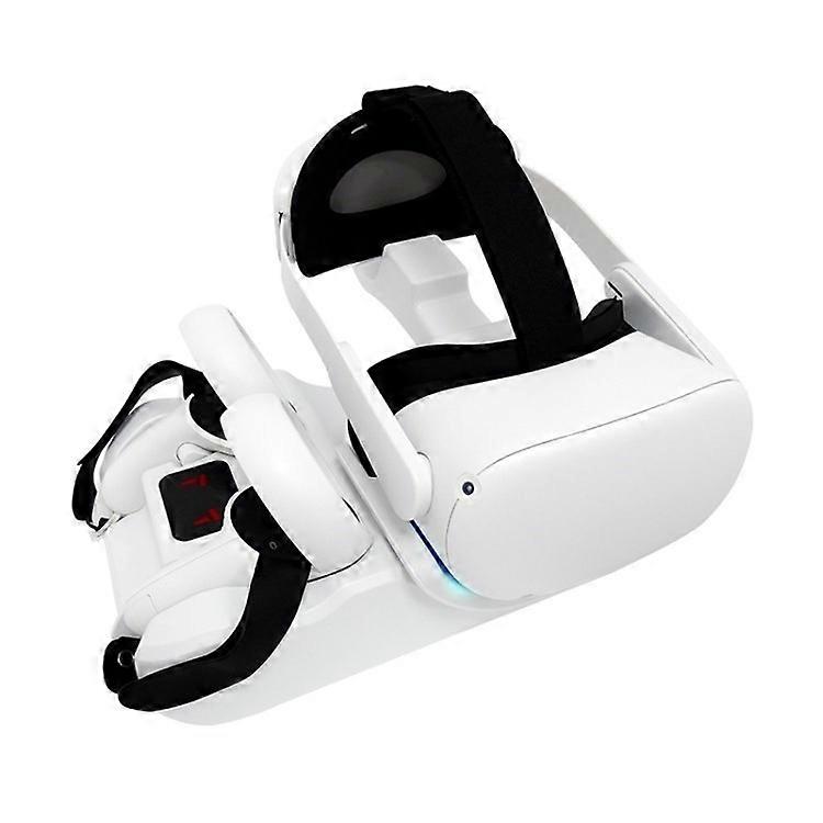 WOLMTT Fast Charging Dock Quick Charging Station Stand for Oculus Meta Quest 2 VR Accessories - Whit