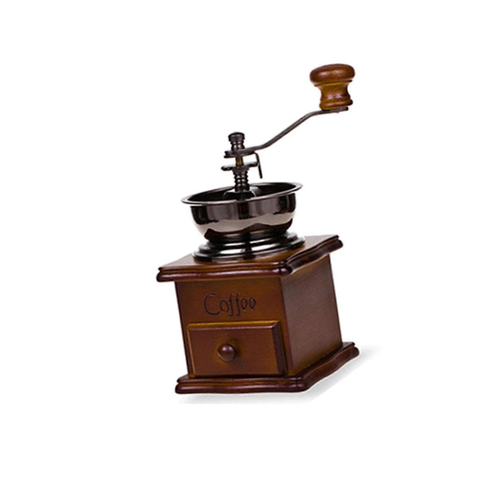 Manual Coffee Grinder with Adjustable Ceramic Burrs for Precision Espresso Grinding, Coarse or Fine Coffee Size