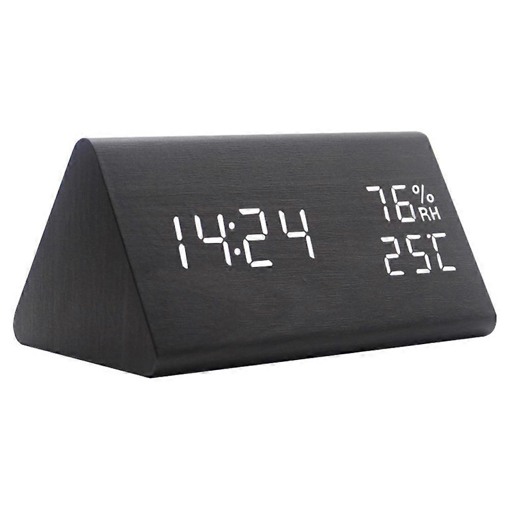 Sophisticated Clock Featuring Dual-Time Display and Ambient Temperature Reading