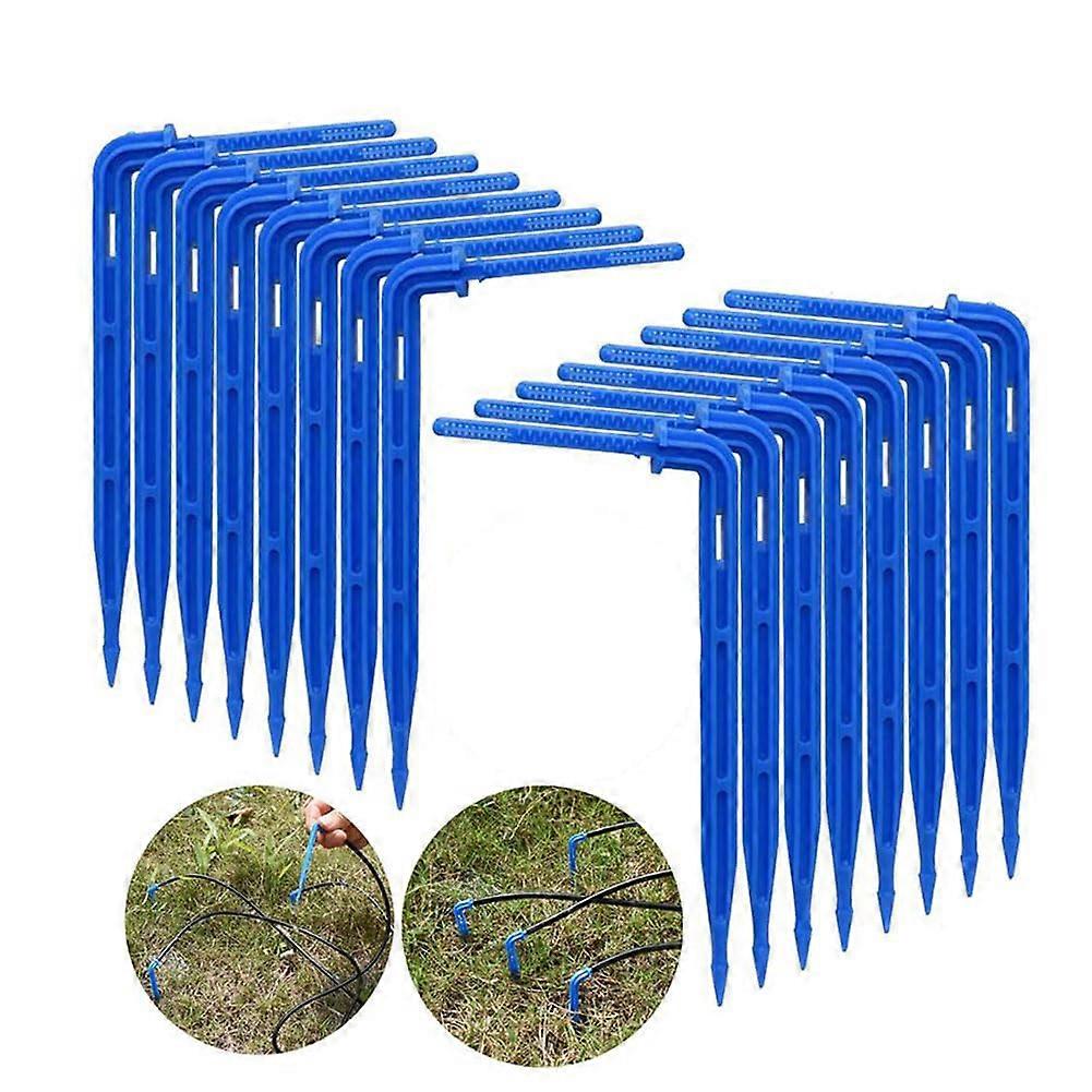 Curved Arrow Dripper Irrigation Set for Potted Plants, Blue