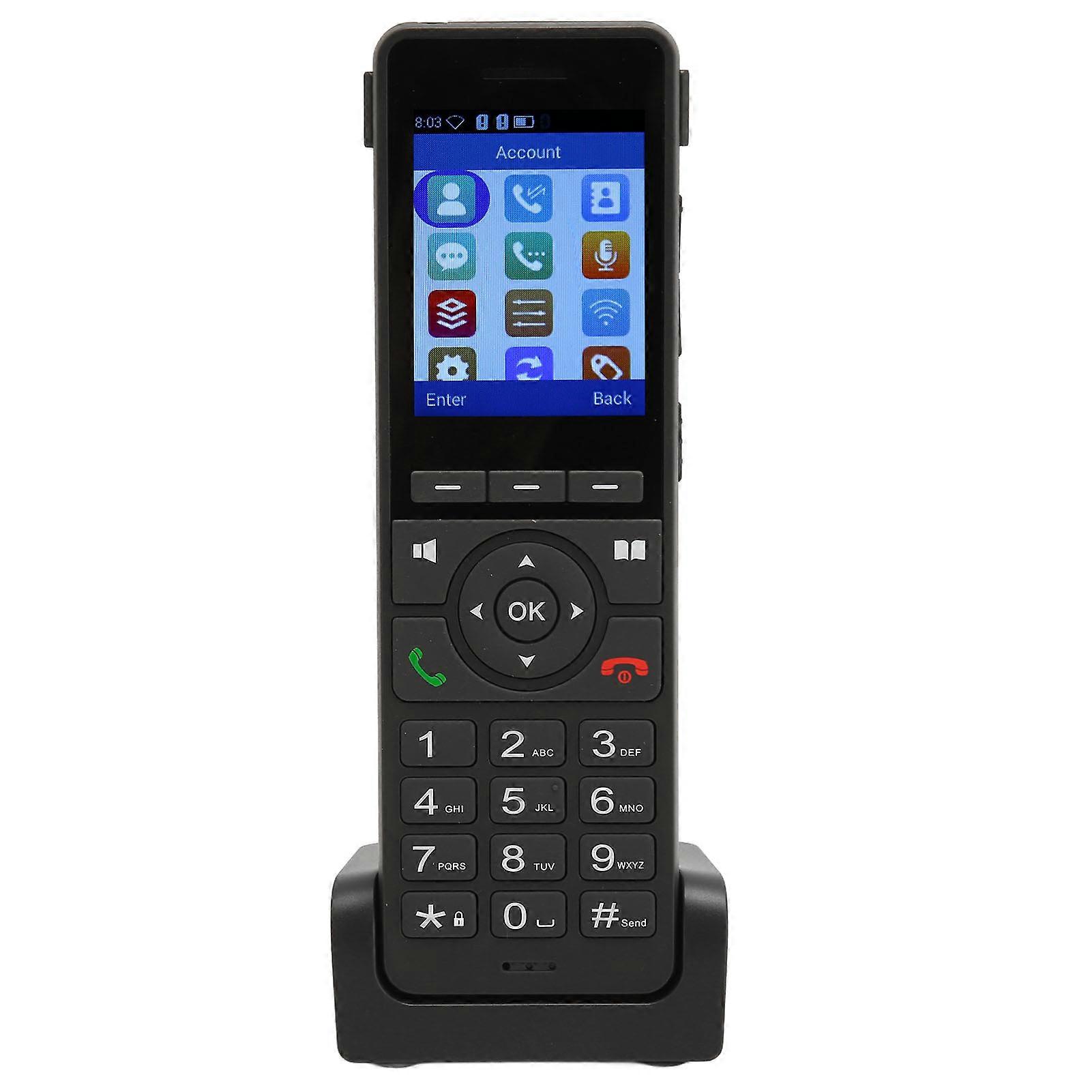 Cordless Landline Telephone Support 4G Network IP Phone 2.4in Color Screen VOIP Phone Portable WiFi Phone