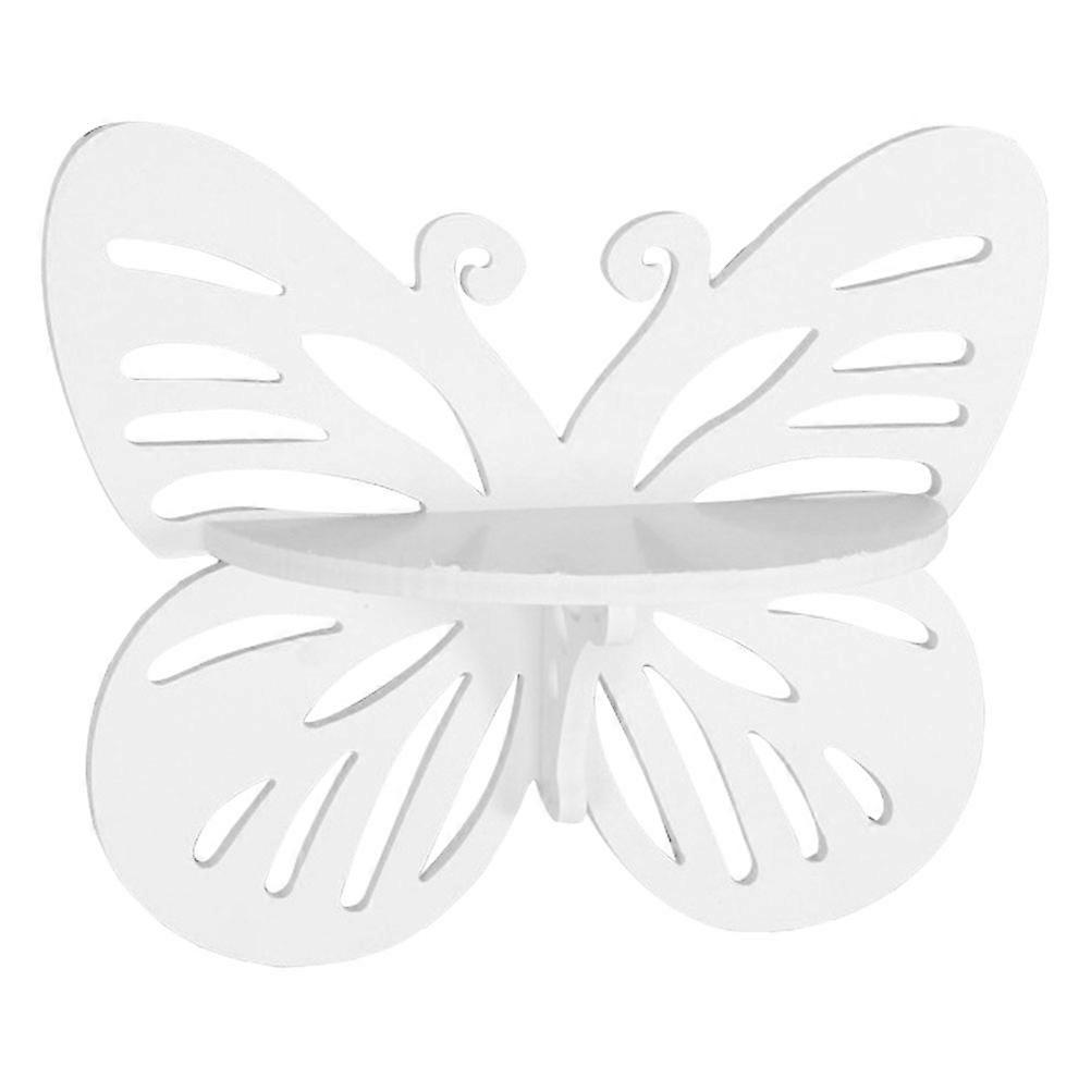 Butterfly Floating Shelf Wall Mounted Decor Display Stand for Crystals Ornaments Unique Home Decor for Living Room Bedroom Study Kitchen
