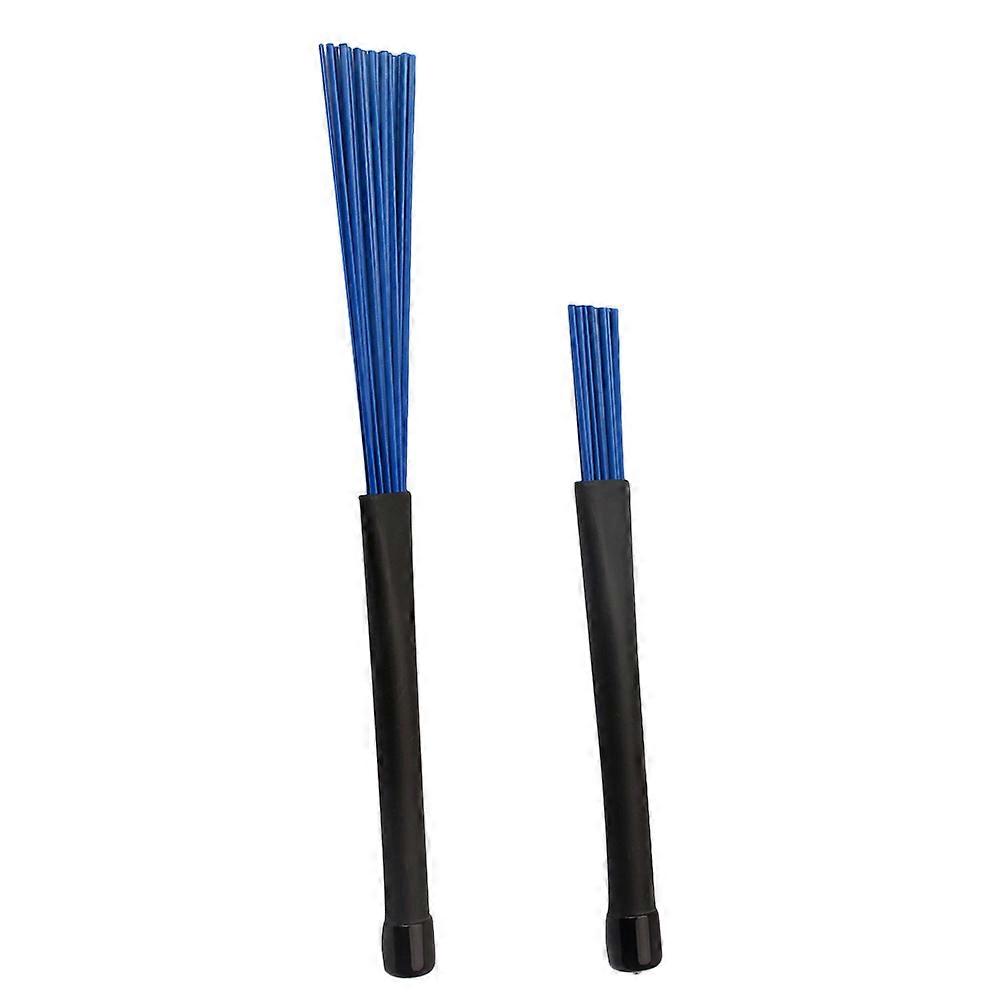 Brushes for Drums Jazz Drummer Standard Easy to Carry Black Handle for Performance 1 Pair