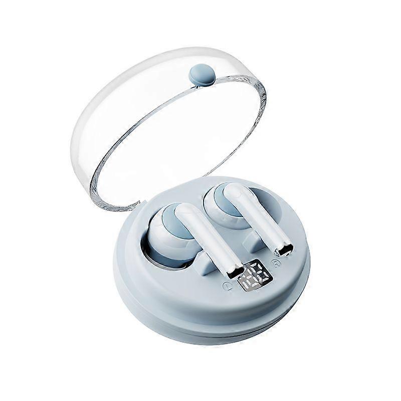 Bluetooth wireless headset, Bluetooth 5.3, 36 hours of long-lasting battery life, suitable, Blue