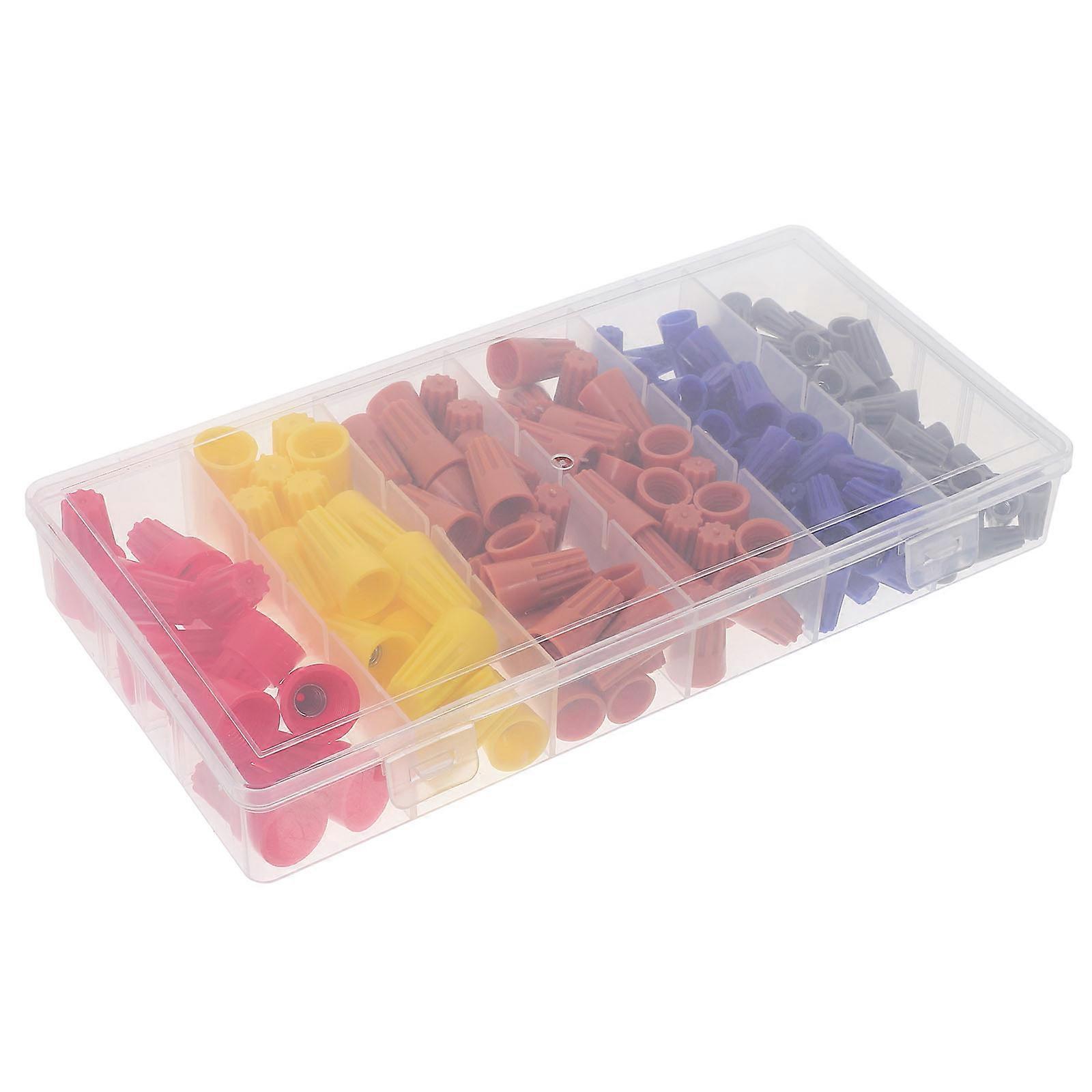 Quick Connection Wire Crimping Tool Assorted Color Electrical Nuts For Electrical Installation 158Pcs