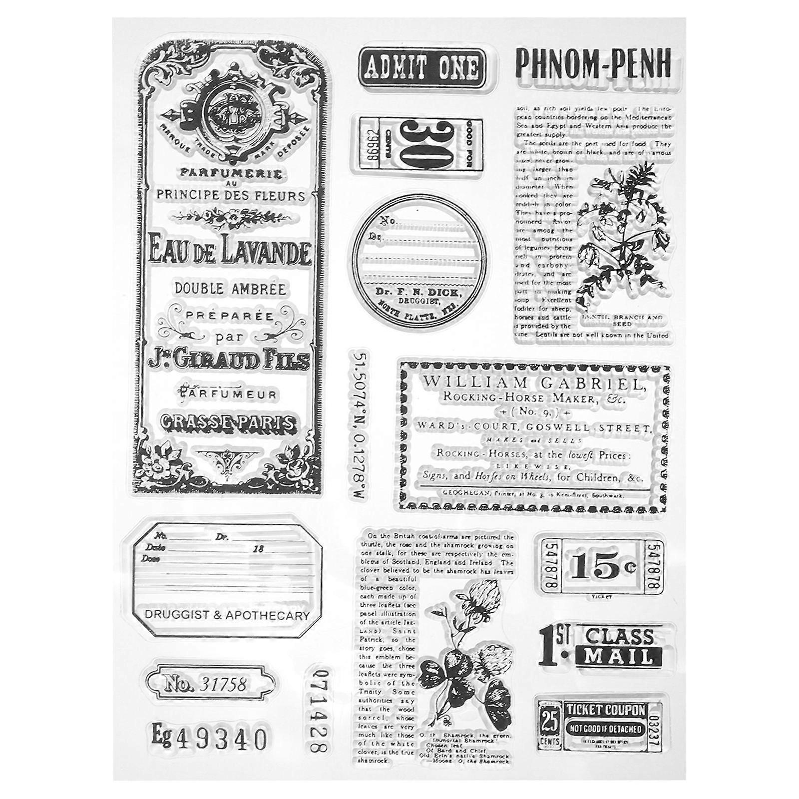 Floral Silicone Stickers for DIY Making, Scrapbooking & Crafting – Soft Flower Designs for Postcards, & Art Journals