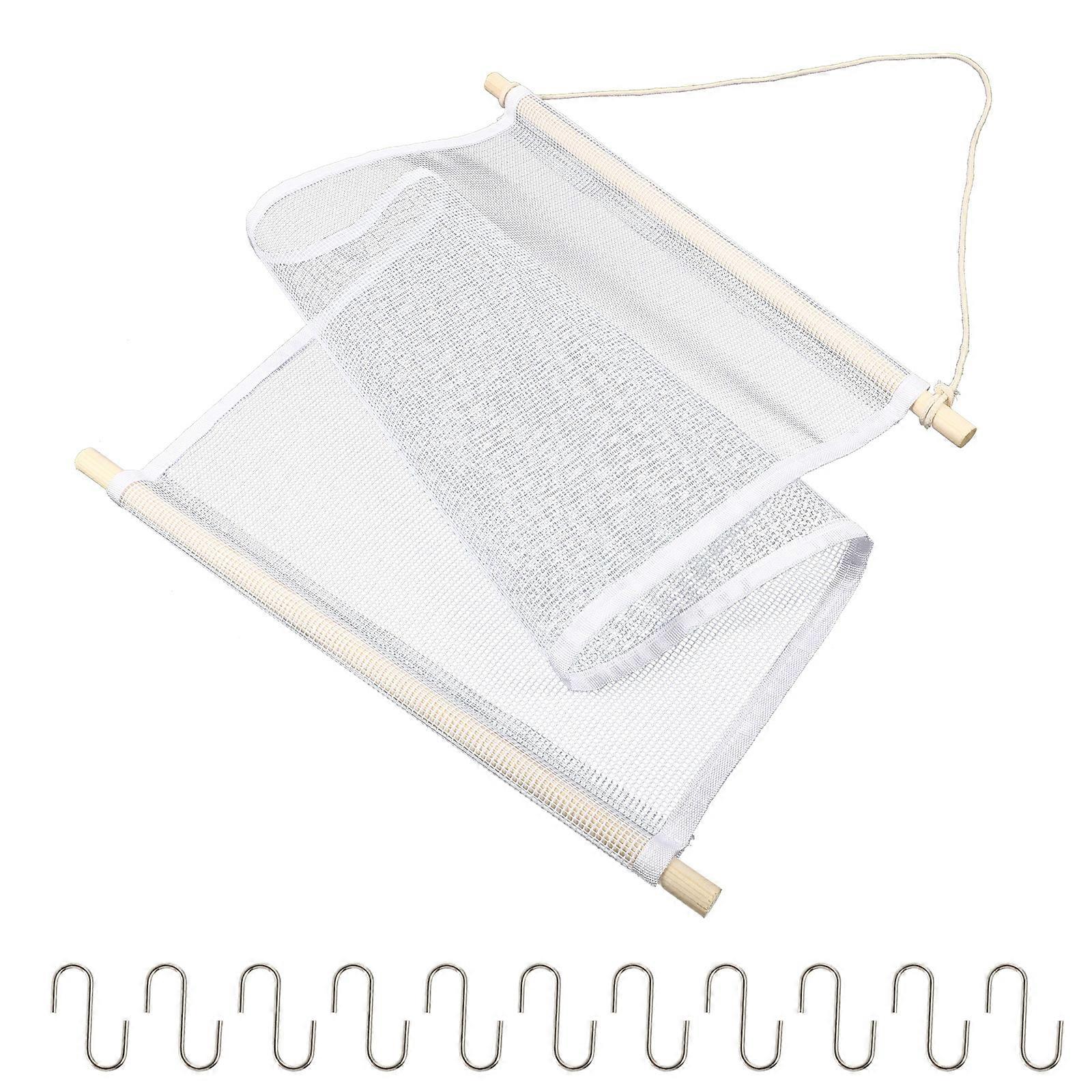 Wall Jewelry Holder Rectangular Shape Earrings Hanging Stand Home 57X35CM 1Set