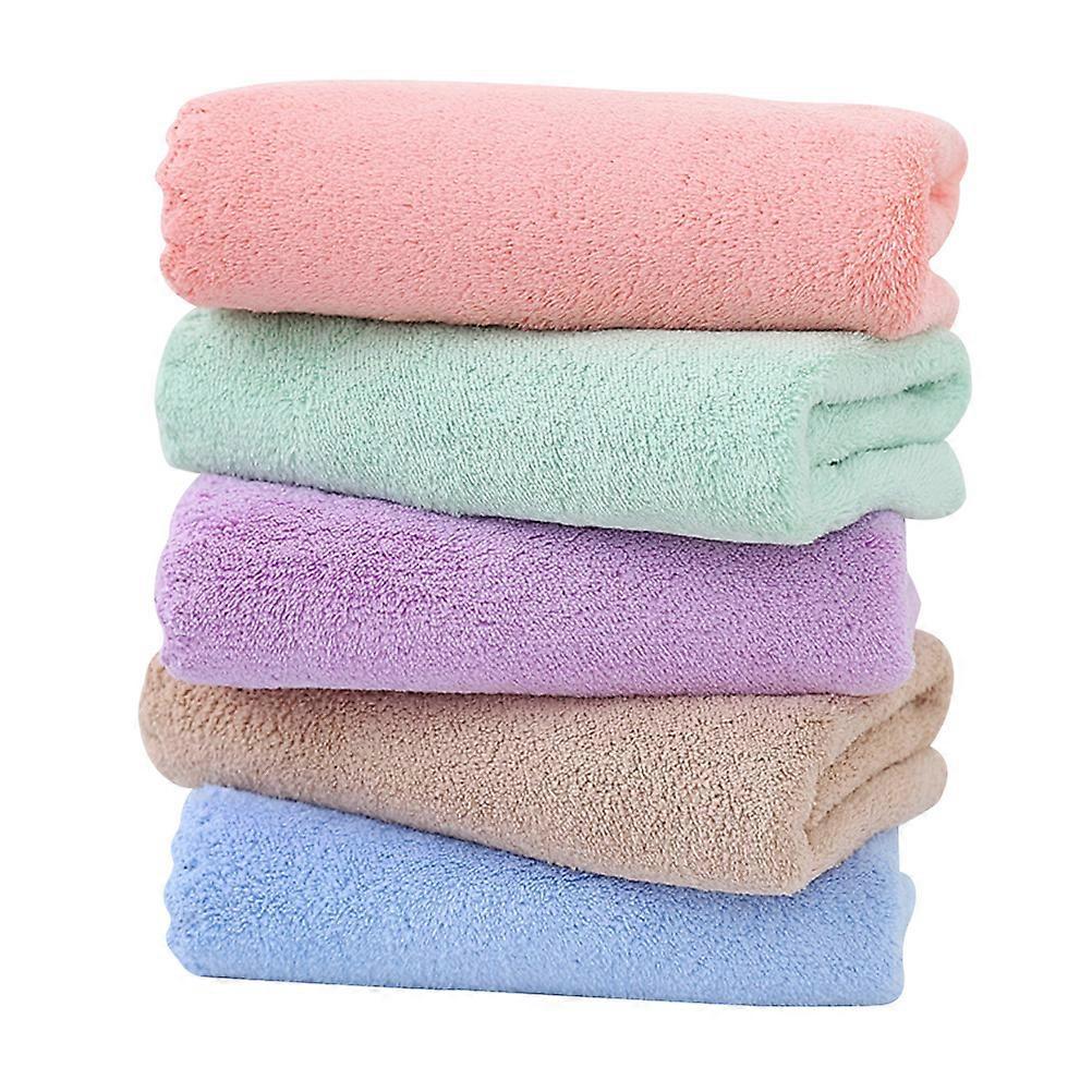 Pet asciugamano asciutto comodo criceto doccia asciugamano assorbimento d'acqua azzurro 5 pezzi