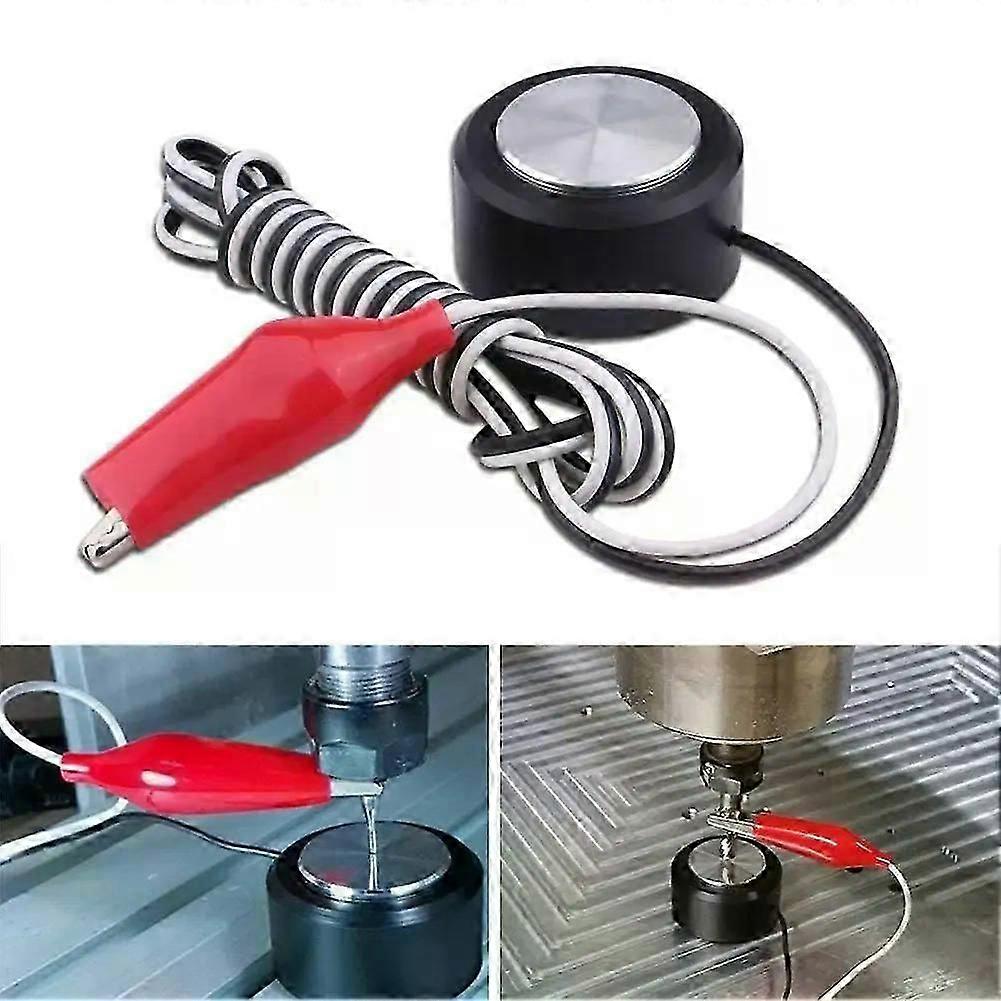 CNC Engraving Machine Z-Axis CNC Setting Touch Plate Probe Mach3 Engraving Router Mill Milling Tool DIY 40mm 3 Router Auto-Check